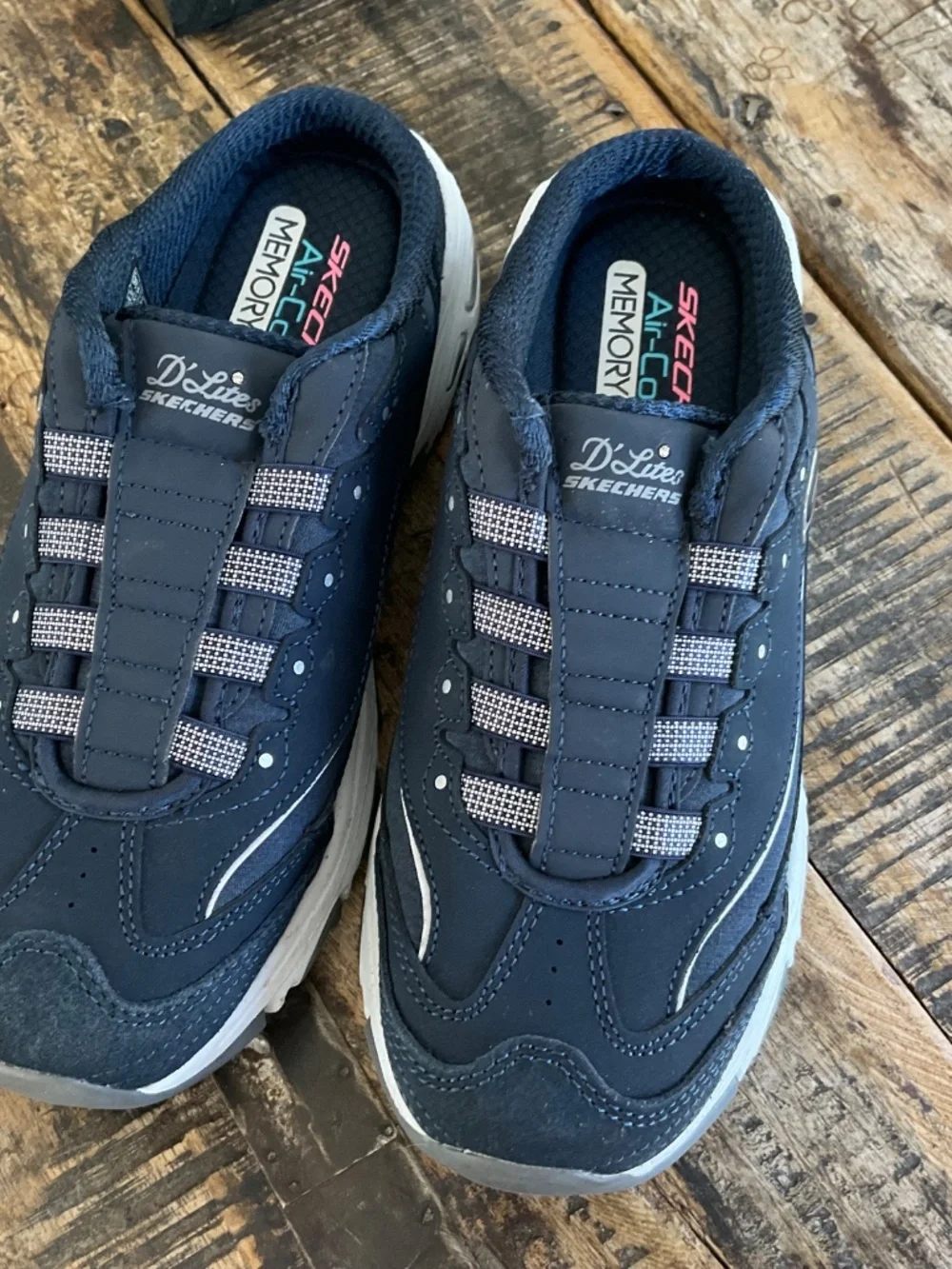 D Lite Skechers,blue 6.5